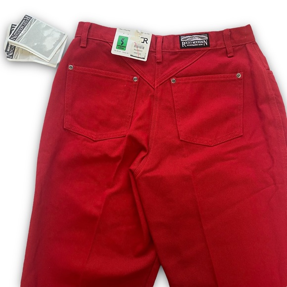 Vintage Rocky Mountain Clothing Co Red Jeans size 32 - Picture 5 of 15